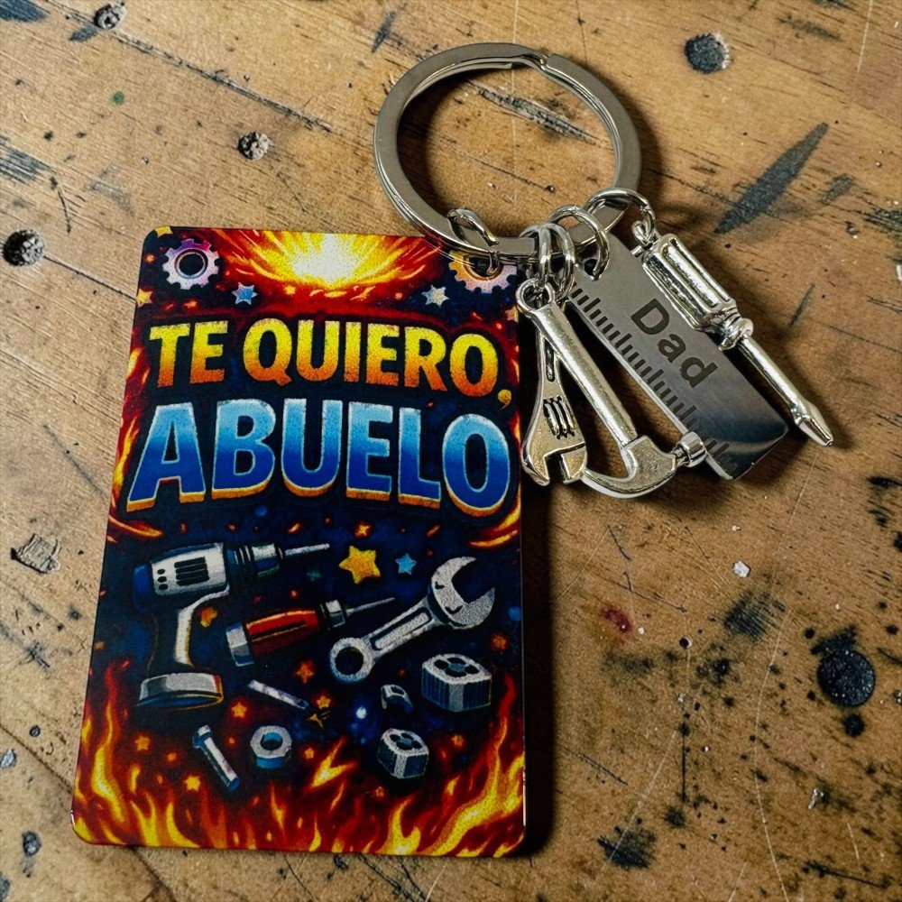 Llavero Herramienta Papá o Abuelo - Imagen 3