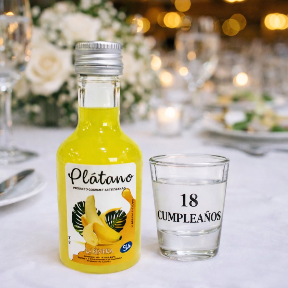 Licor sin alcohol con chupito personalizado - Imagen 8