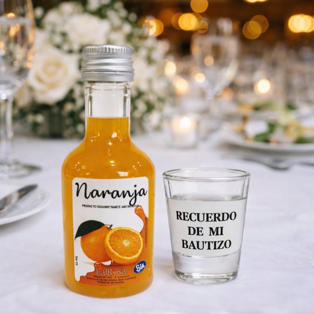 Licor sin alcohol con chupito personalizado - Imagen 7