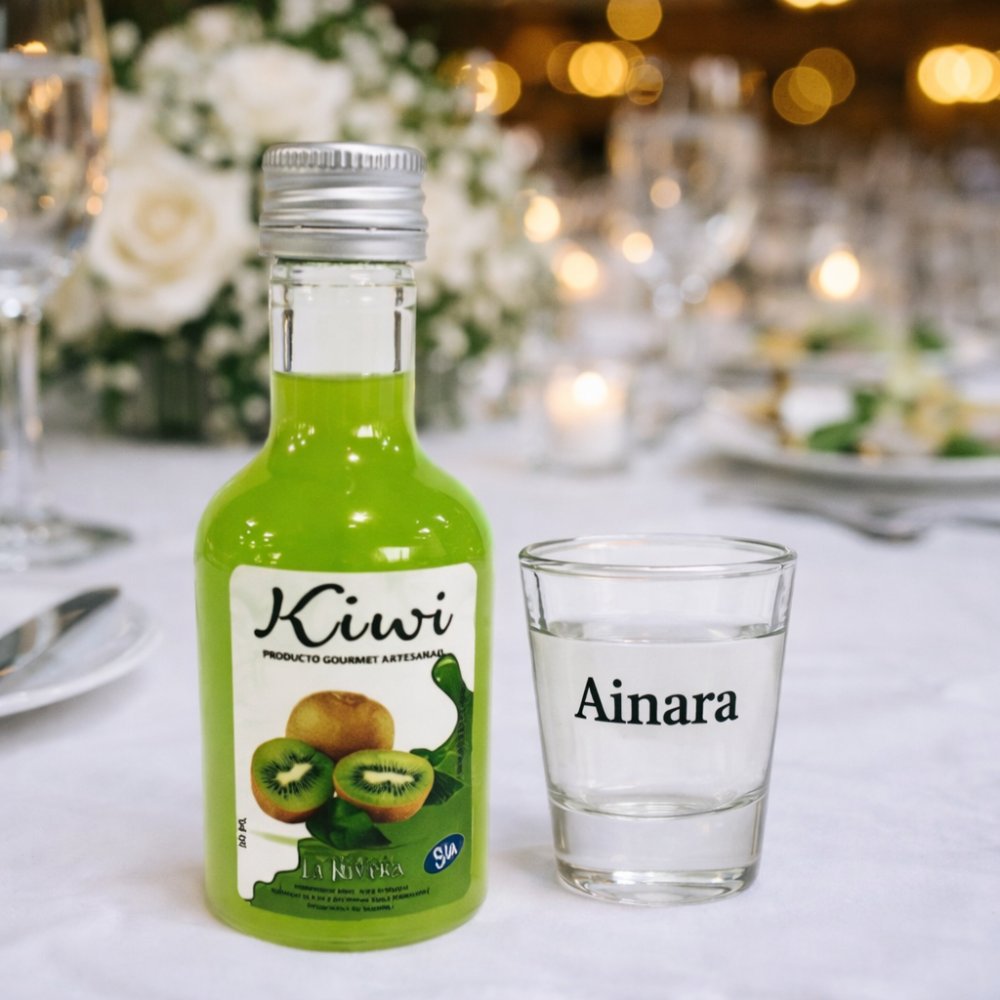 Licor sin alcohol con chupito personalizado - Imagen 4