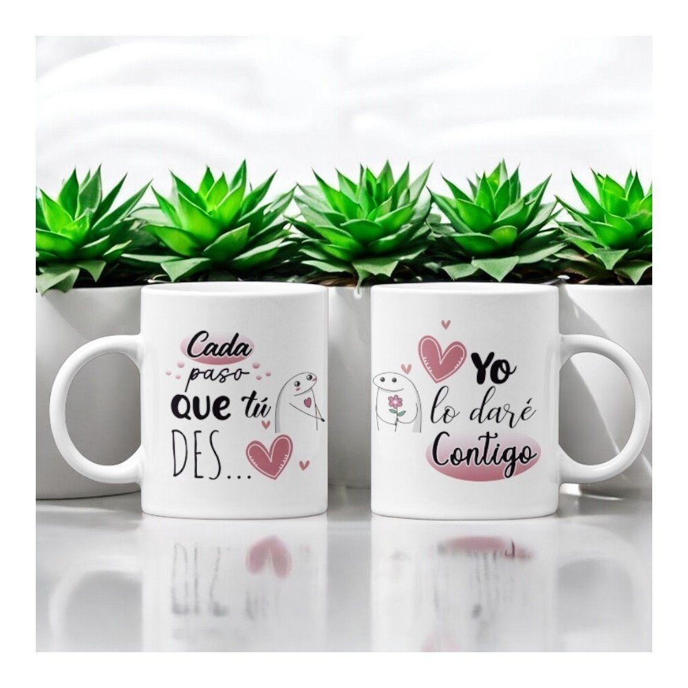 Pack Tazas “Cada paso que tú des… Yo lo daré contigo”