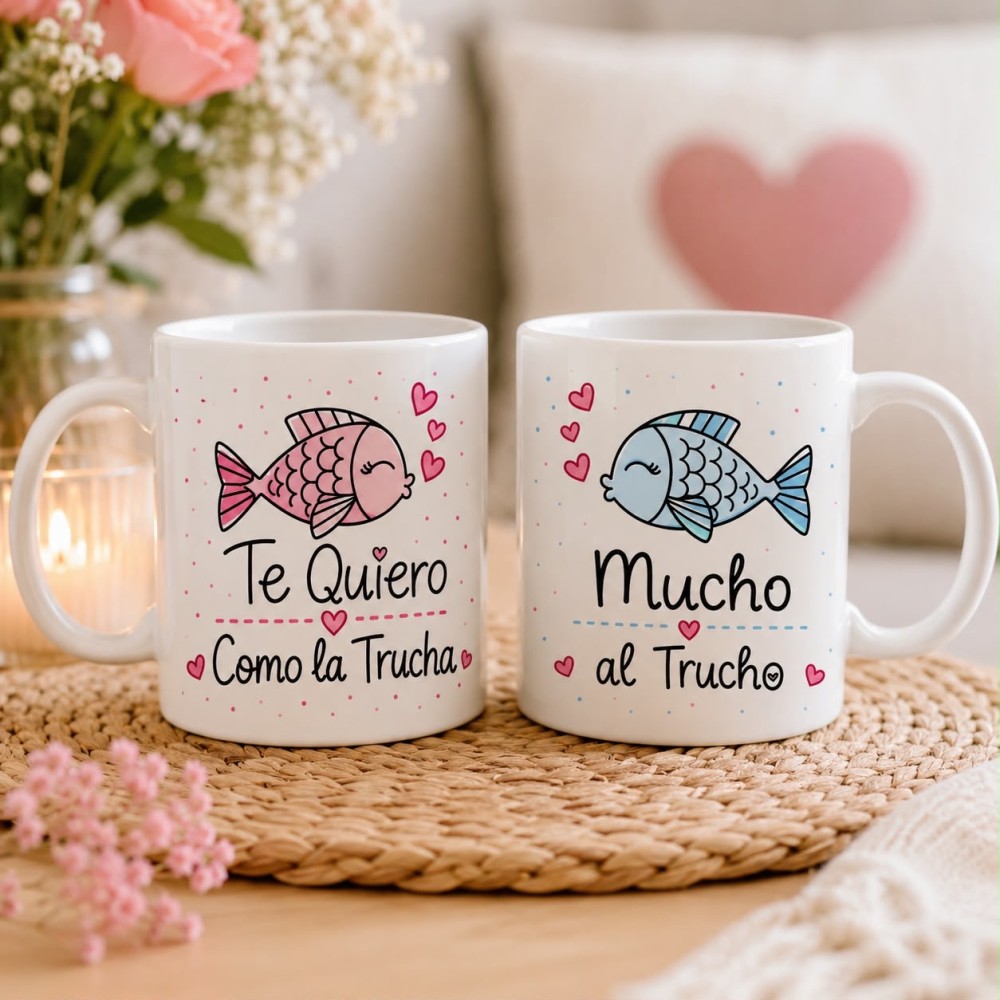Pack taza trucha y trucho - Imagen 3