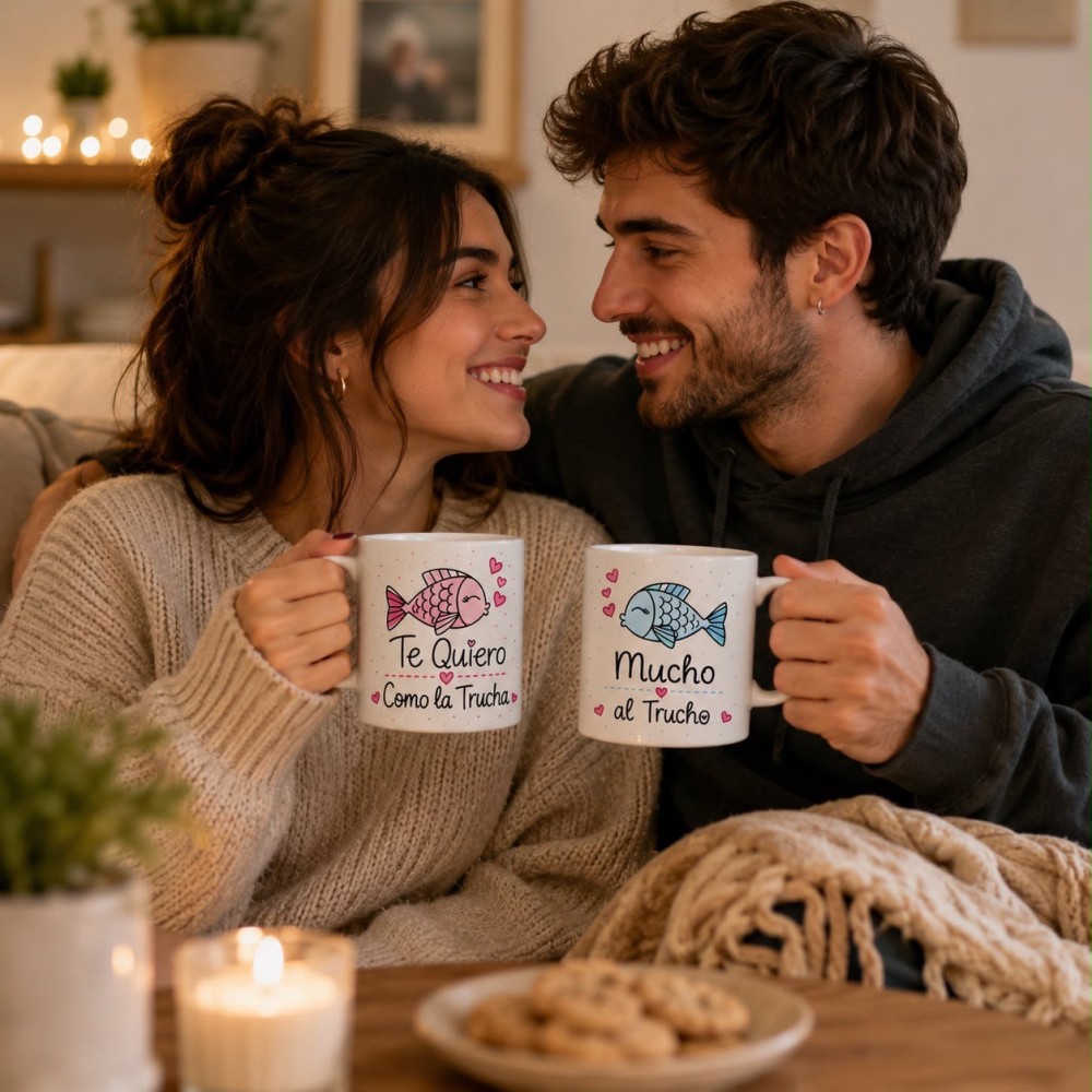 Pack taza trucha y trucho - Imagen 2