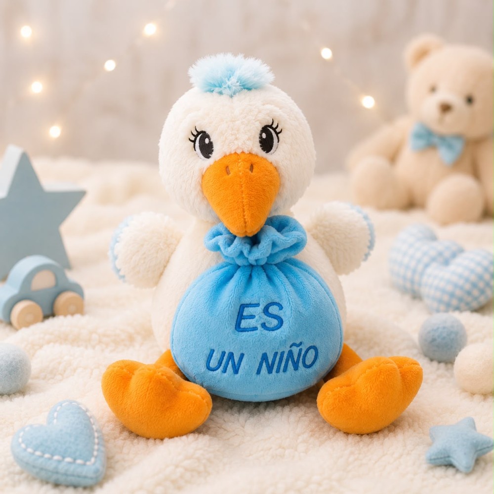 Peluche Cigüeña 30 cm - Imagen 3