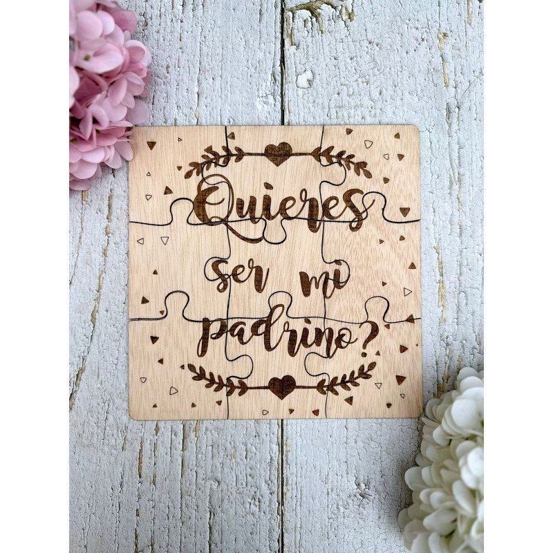 Puzzle ¿quieres ser mi padrino/ madrina? - Imagen 2