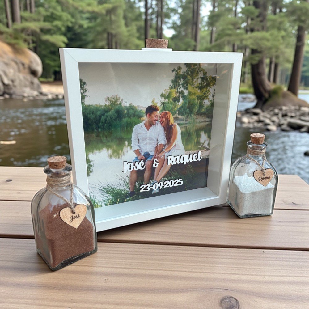 Ritual de arena con foto personalizado - Imagen 4