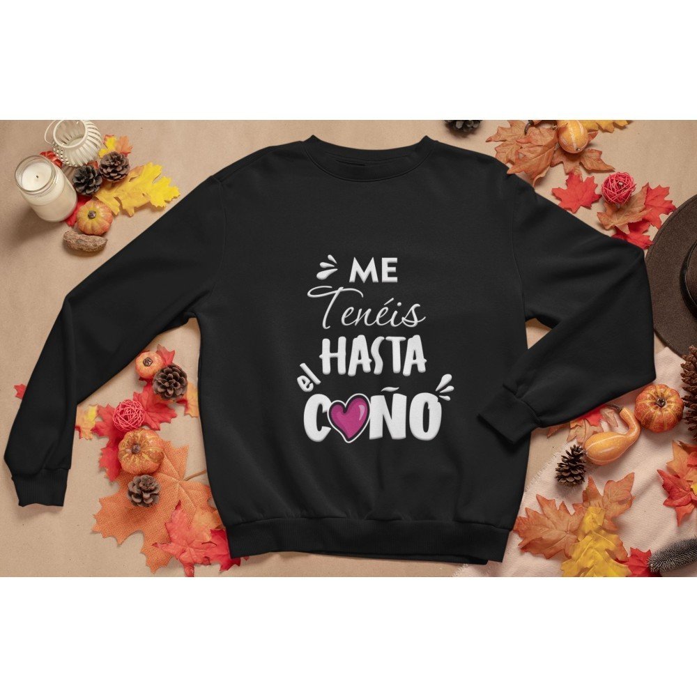 Sudadera o Camiseta Hasta el moño (con C) - Imagen 4