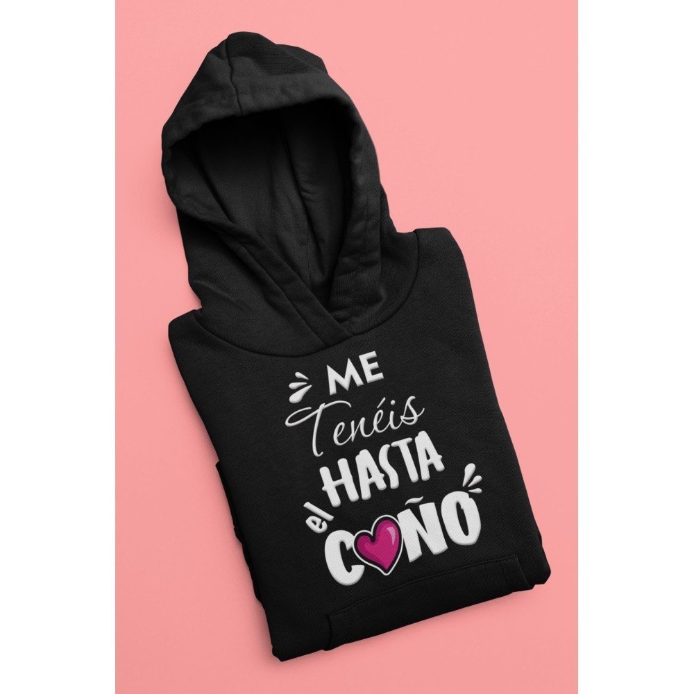 Sudadera o Camiseta Hasta el moño (con C) - Imagen 2