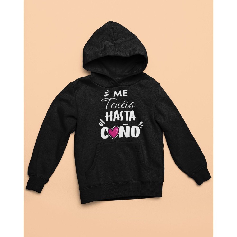 Sudadera o Camiseta Hasta el moño (con C) - Imagen 3
