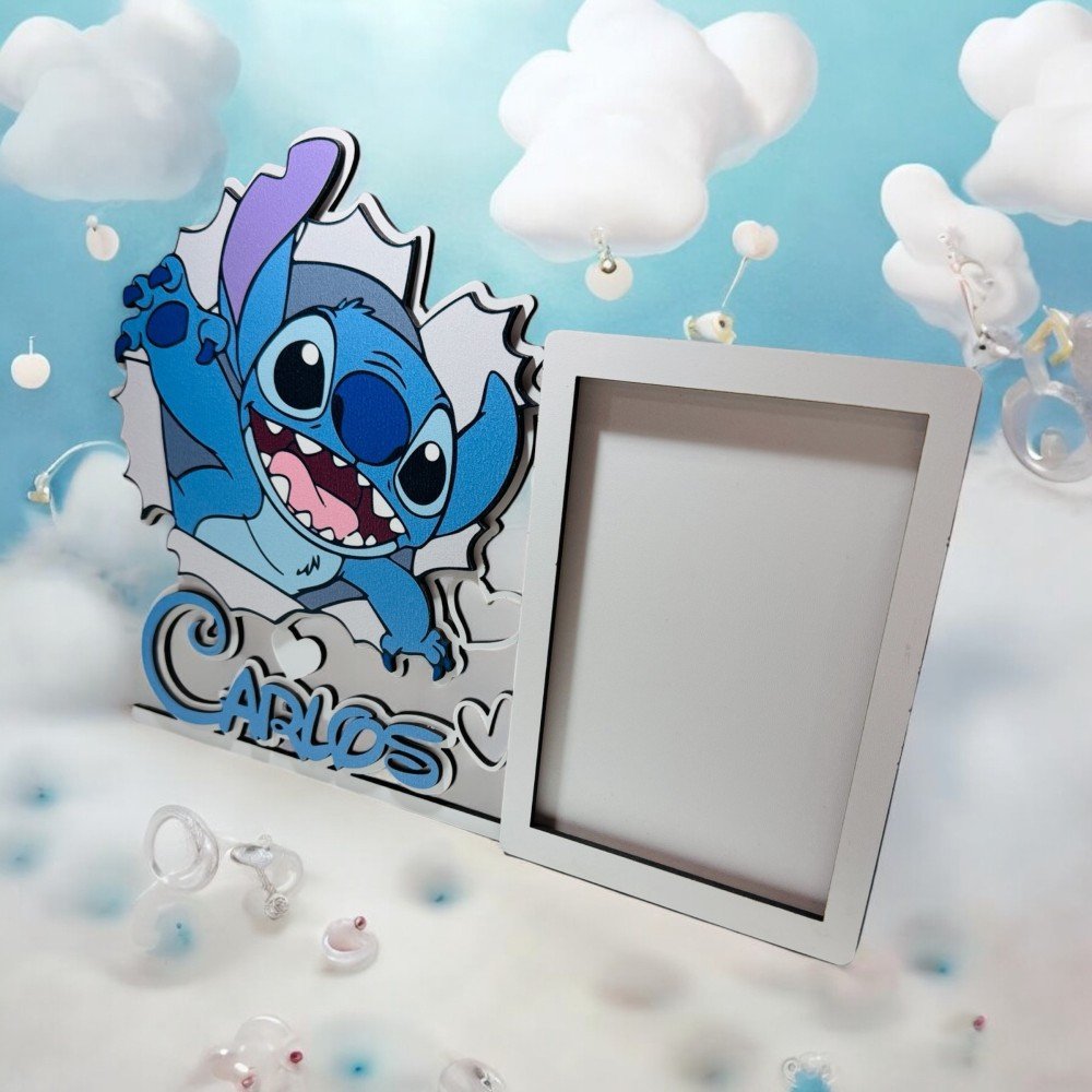 Porta foto Stitch personalizado - Imagen 3