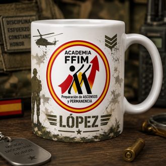 Taza Academia FFIM personalizada
