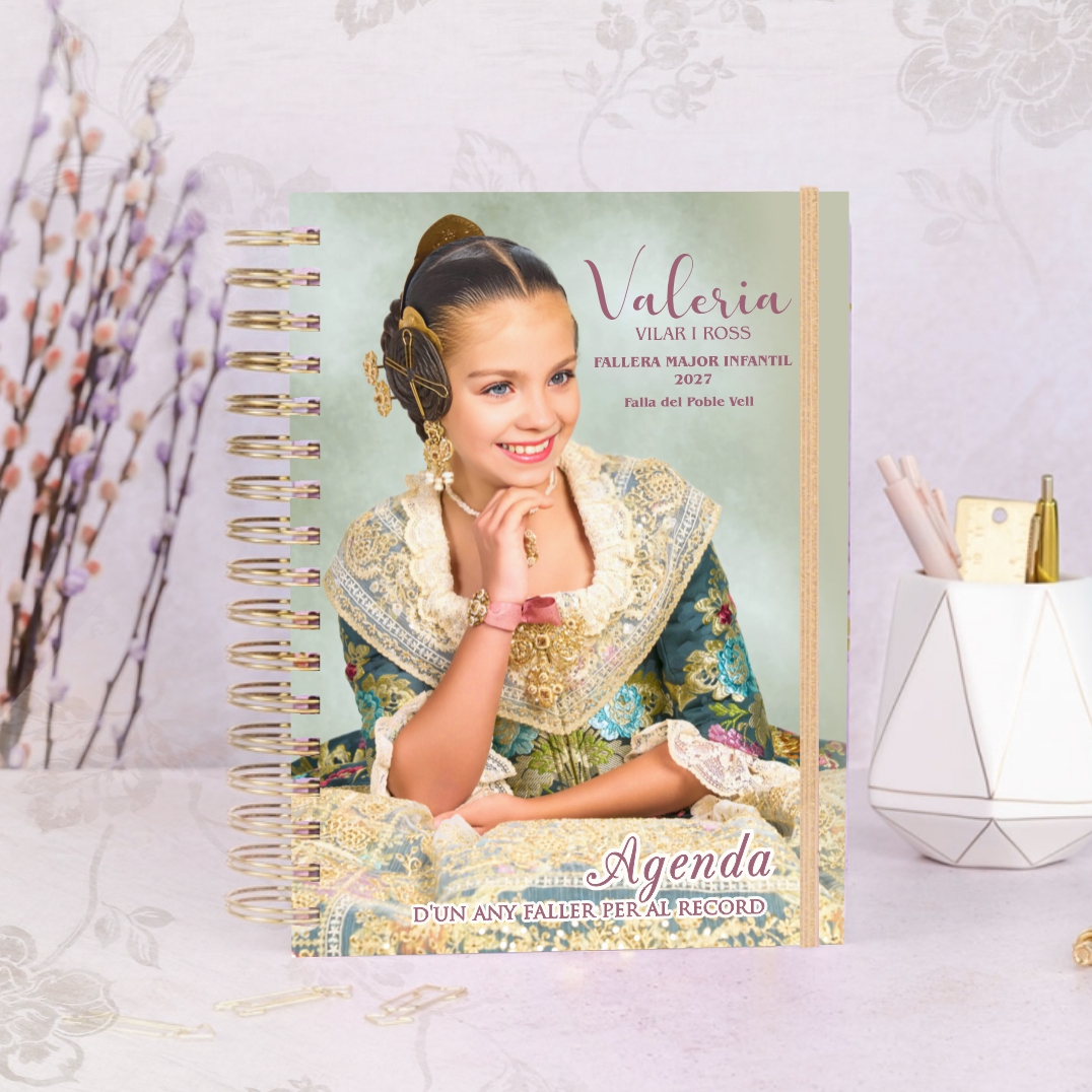 Agenda Fallera con foto personalizada