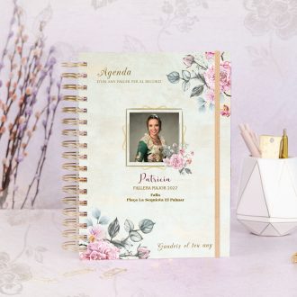 Agenda Fallera con foto enmarcada personalizada