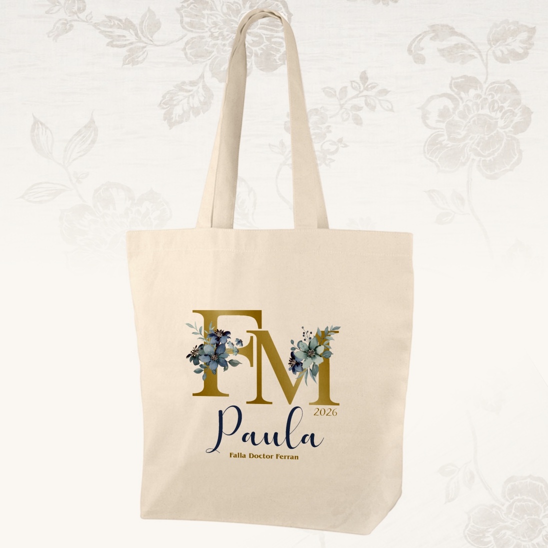 Bolsa Fallera Floral personalizada - Imagen 8
