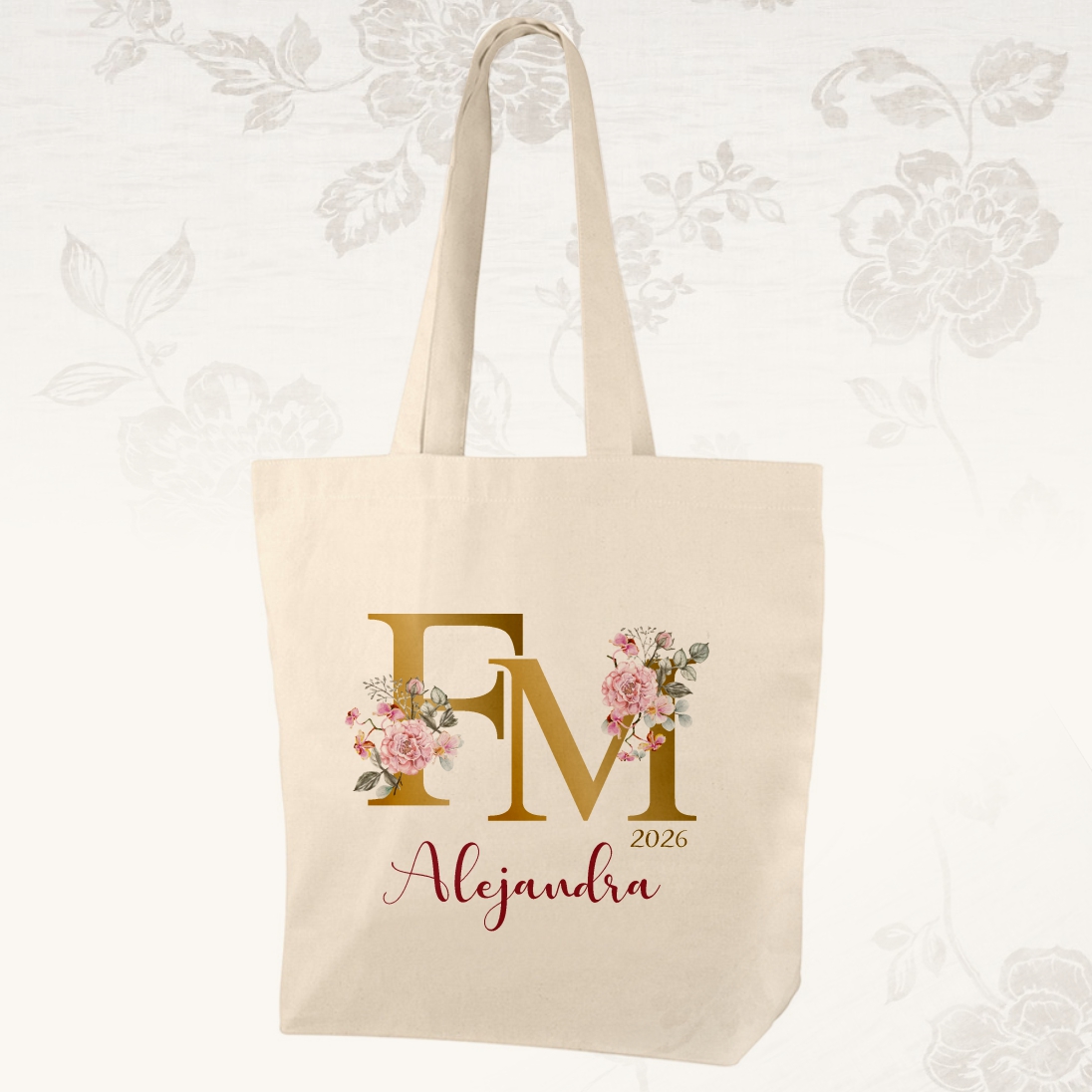 Bolsa Fallera Floral personalizada - Imagen 7