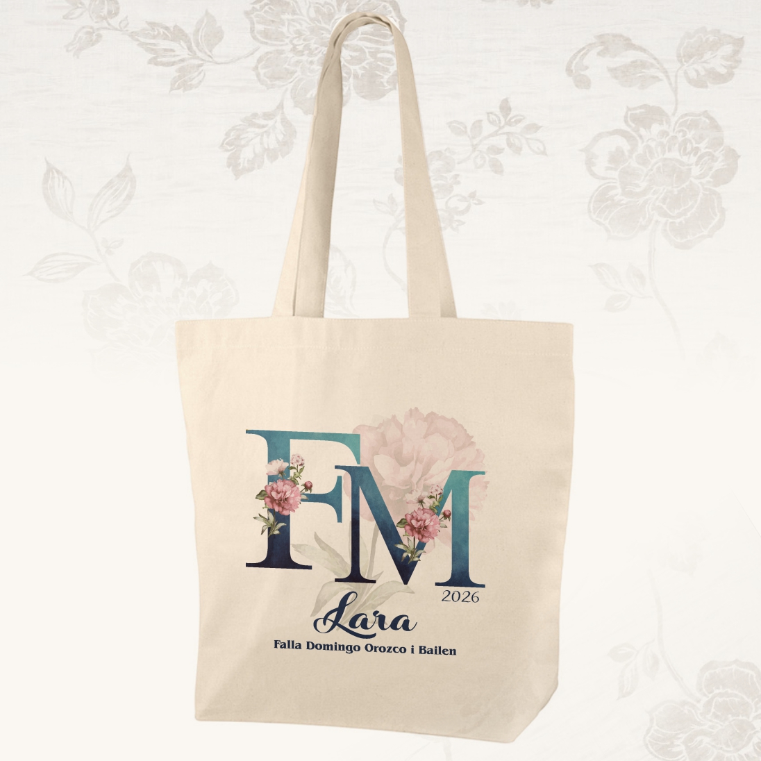 Bolsa Fallera Floral personalizada - Imagen 6