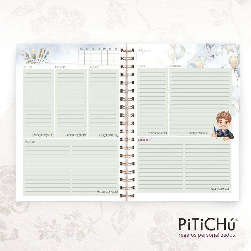 Agenda Presidente con foto enmarcada personalizada - Imagen 3