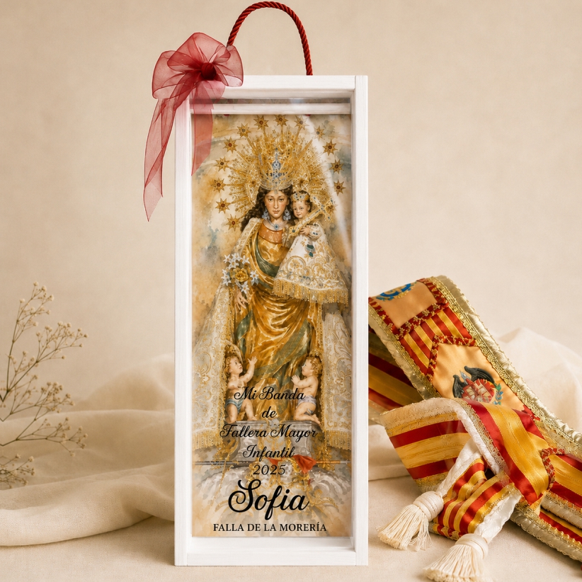Caja Banda Virgen Desamparados (Sólo texto personalizable)