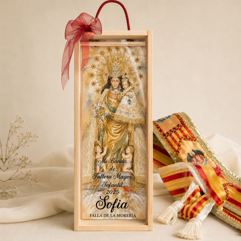 Caja Banda Virgen Desamparados (Sólo texto personalizable) - Imagen 2