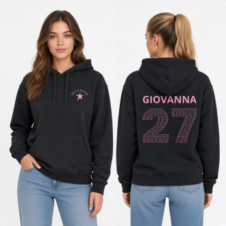 Sudadera capucha final curso personalizada