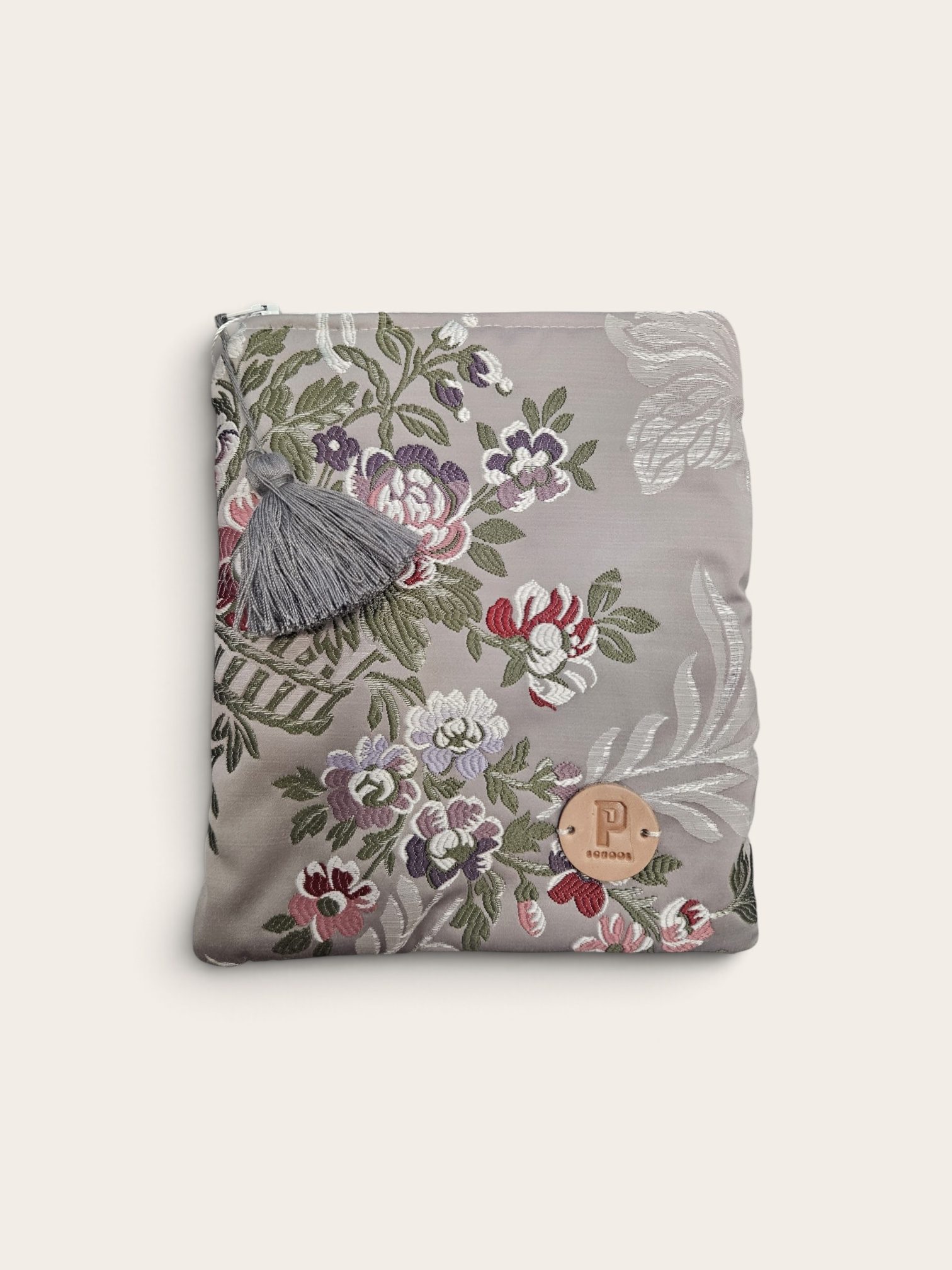 Neceser tela fallera Gris