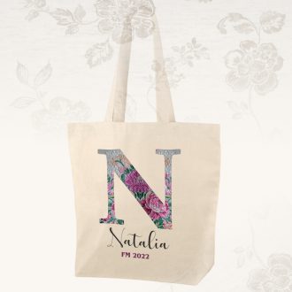 Bolsa Fallera Inicial con Estampado de tu tela