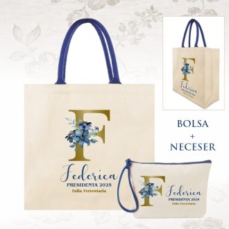 Conjunto Bolsa Confort y Neceser personalizado