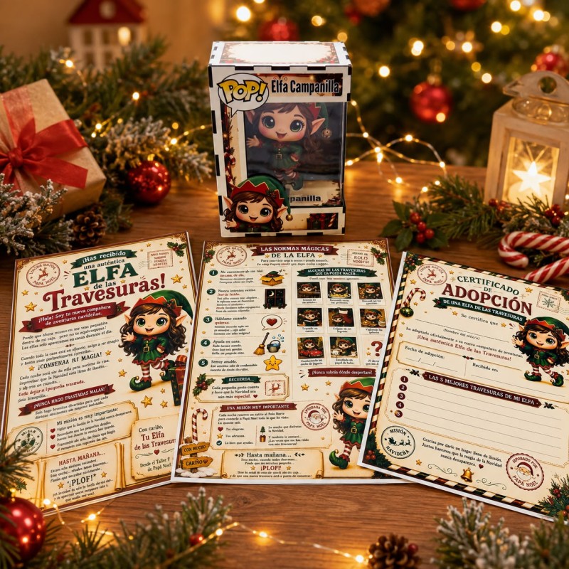 Funko Elfo o Elfa navidad - Imagen 2