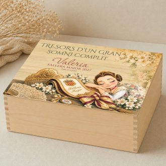 Caja recuerdos Fallera o Presidente personalizada