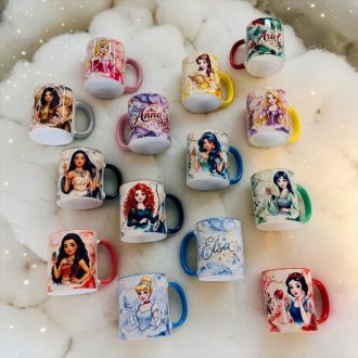 Taza Princesas personalizada